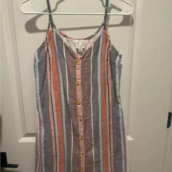 Blue Rain Franchesca’s Brand Striped Strappy Dress - Picture 3 of 6